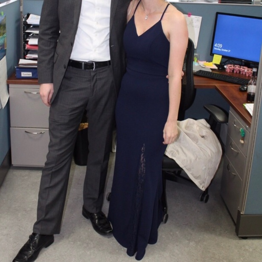 Navy Blue Formal Dress